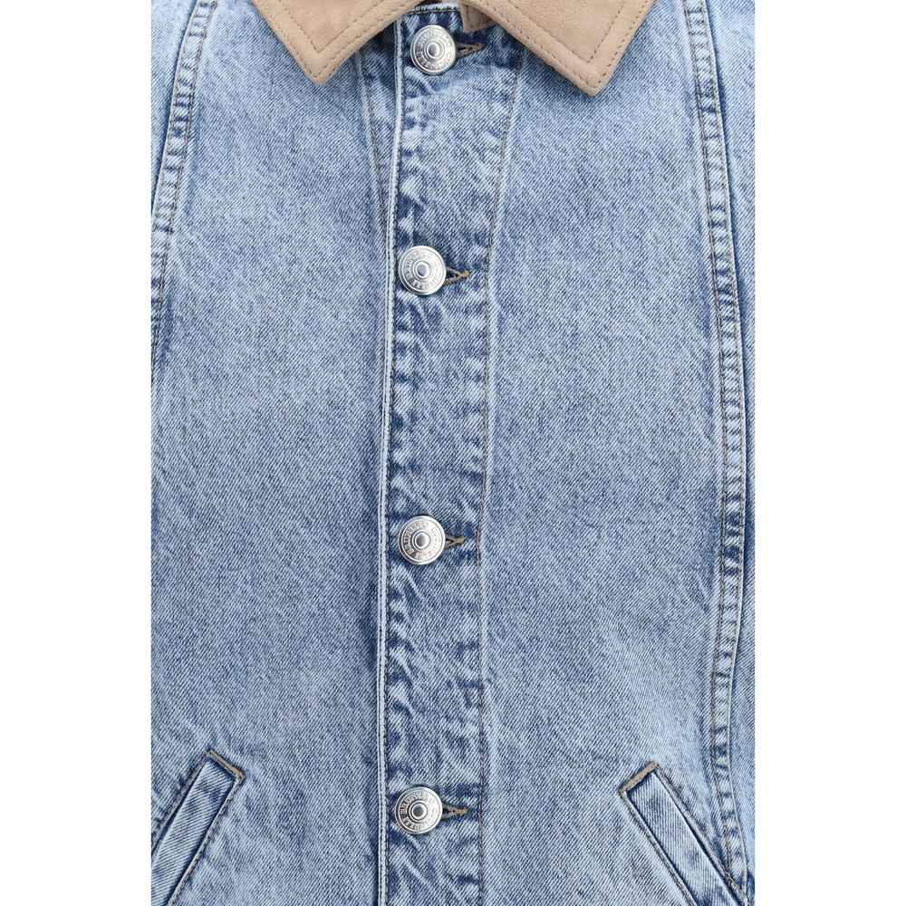Brunello Cucinelli Blue Cotton Denim Jacket