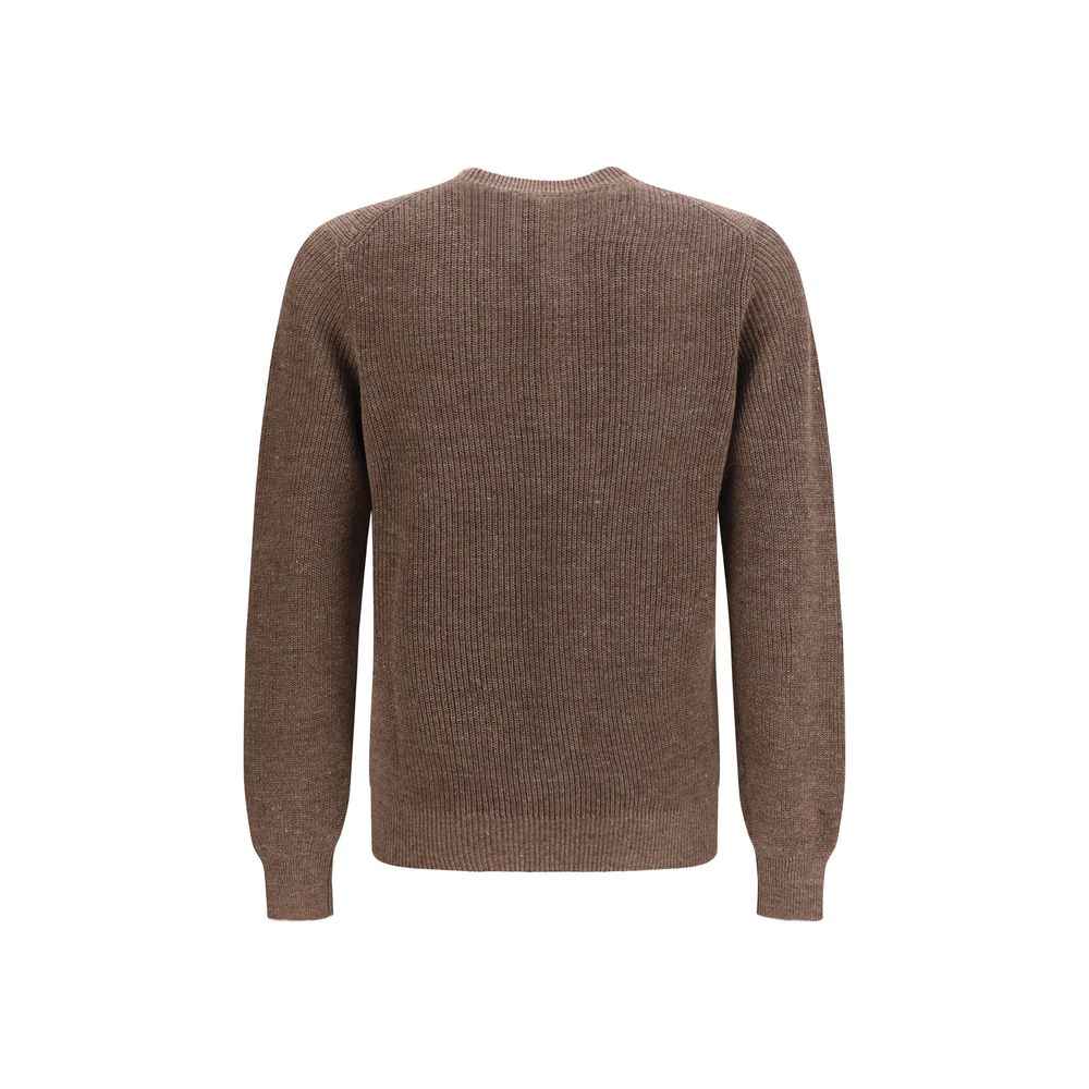 Brunello Cucinelli Brown Linen Sweatshirt
