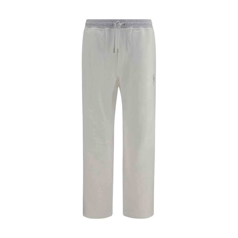 Brunello Cucinelli White Cotton Casual Pants