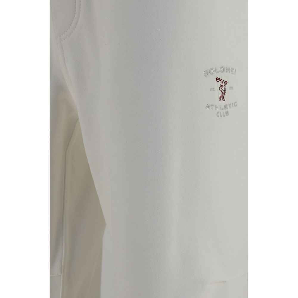 Brunello Cucinelli White Cotton Casual Pants