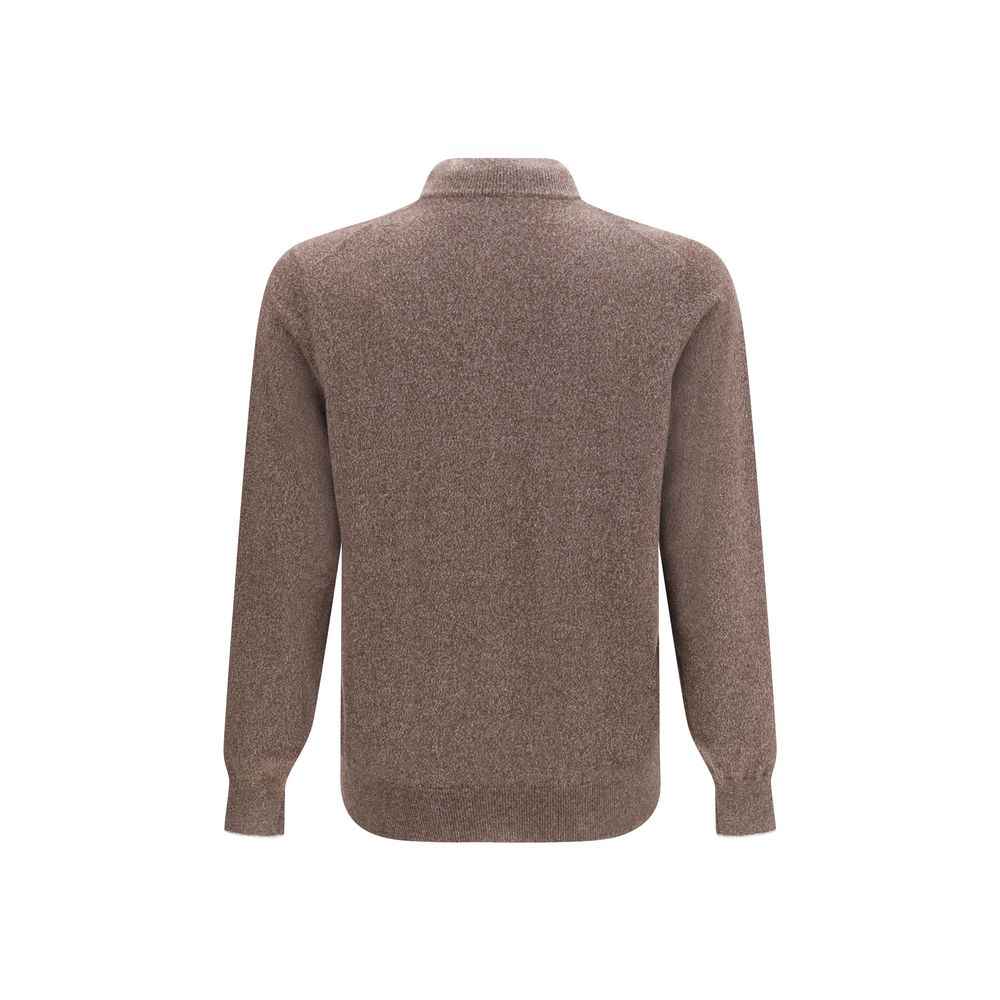 Brunello Cucinelli Brown Cashmere Cardigan