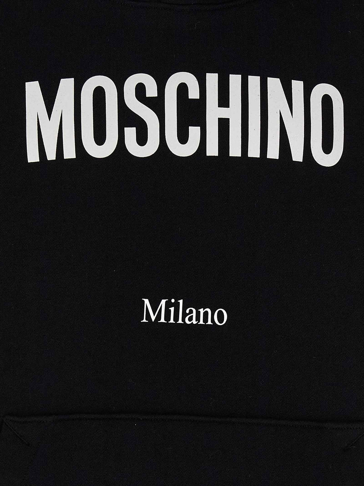 Moschino Black Cotton Sweatshirt