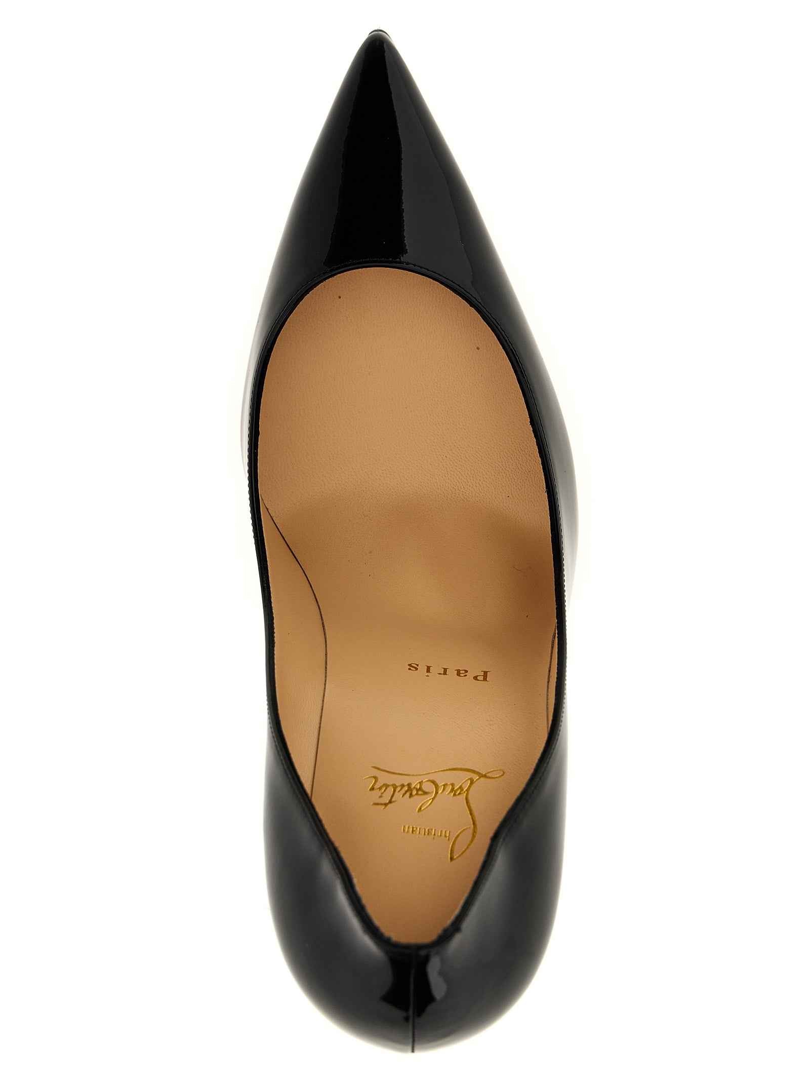 Christian Louboutin Black Calfskin High Heel Pumps