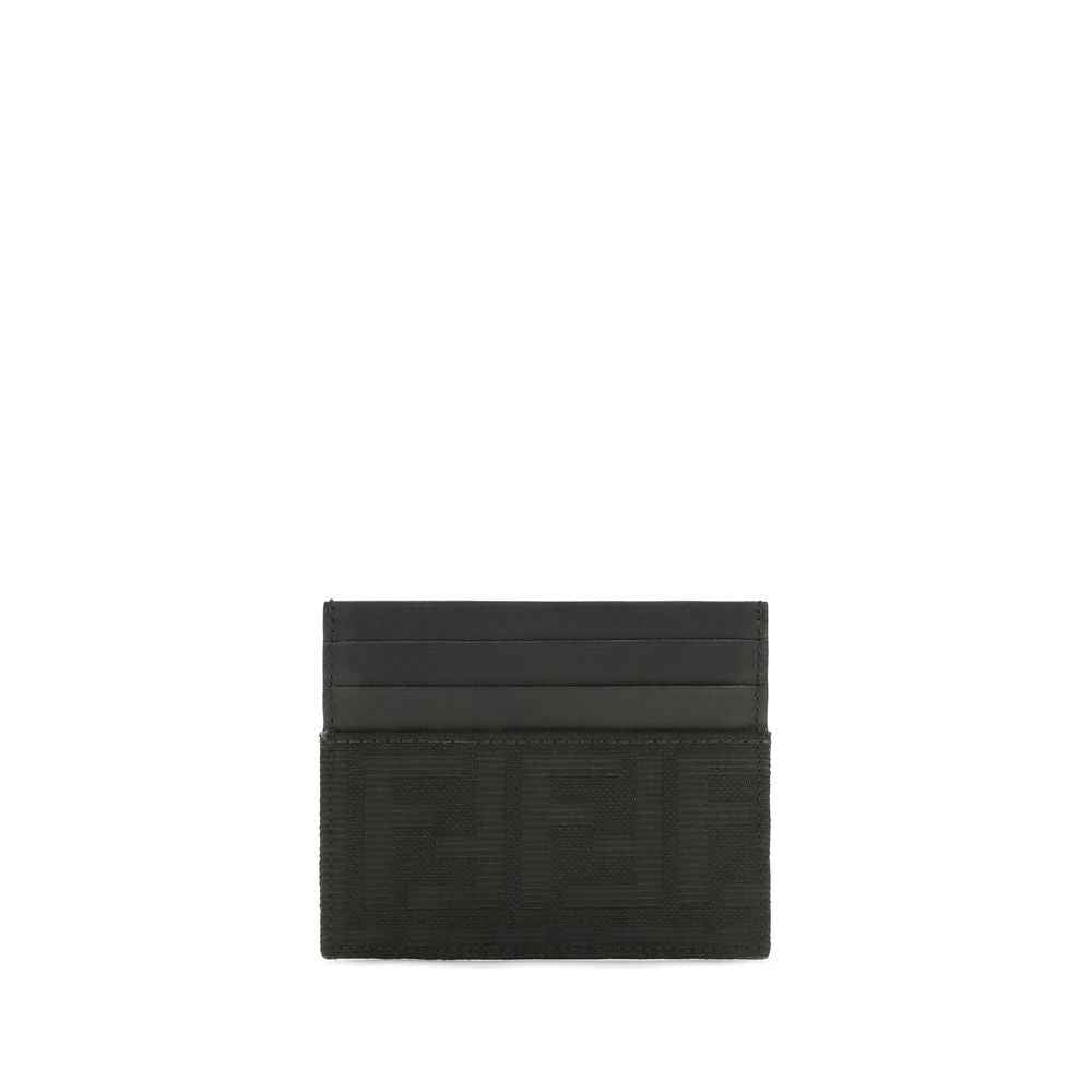 Fendi Black Polyester Wallet