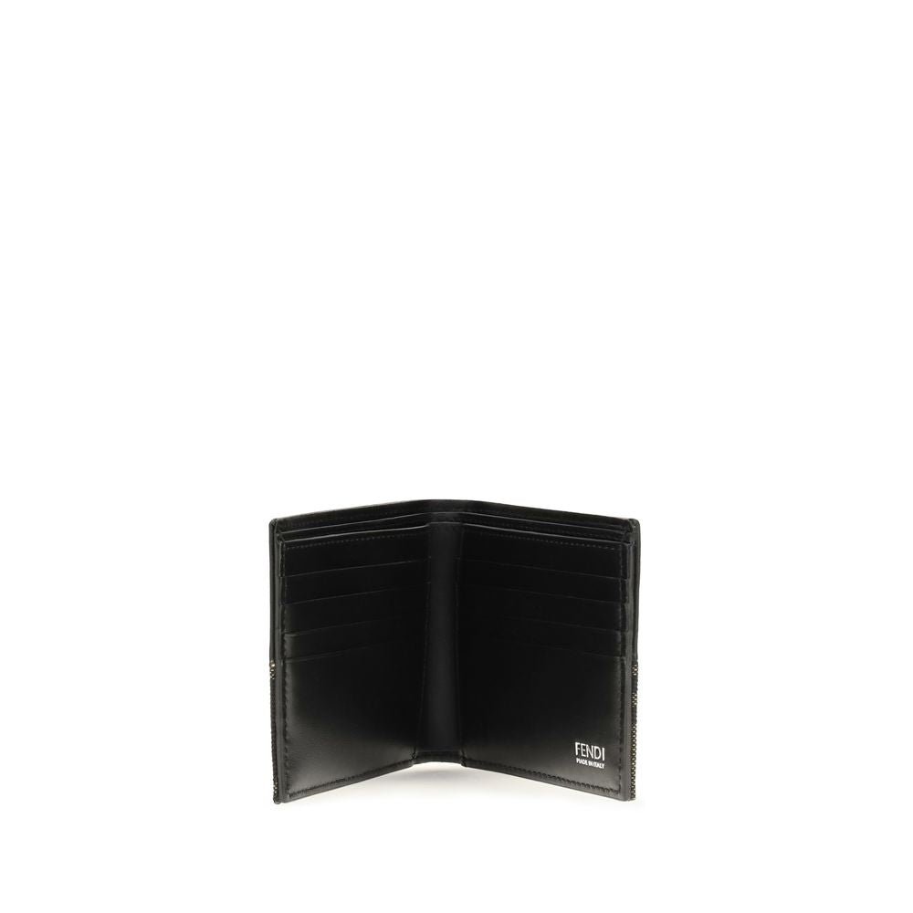 Fendi Brown Calf Leather Bos Taurus Wallet