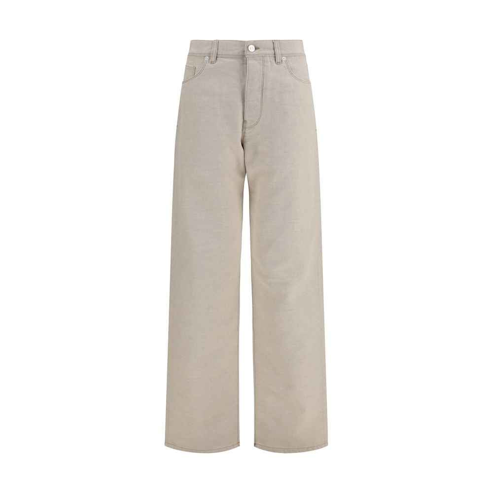 Fendi Beige Cotton Jeans Denim