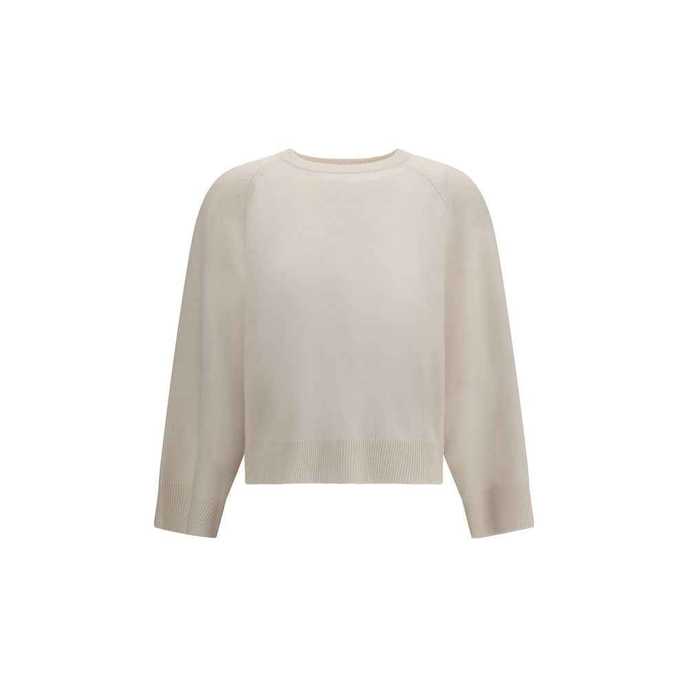 Brunello Cucinelli White Cashmere Sweater