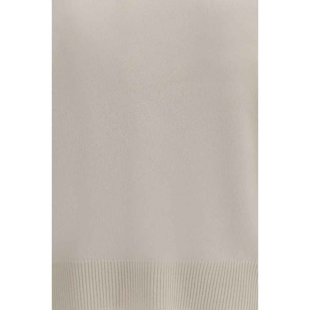 Brunello Cucinelli White Cashmere Sweater