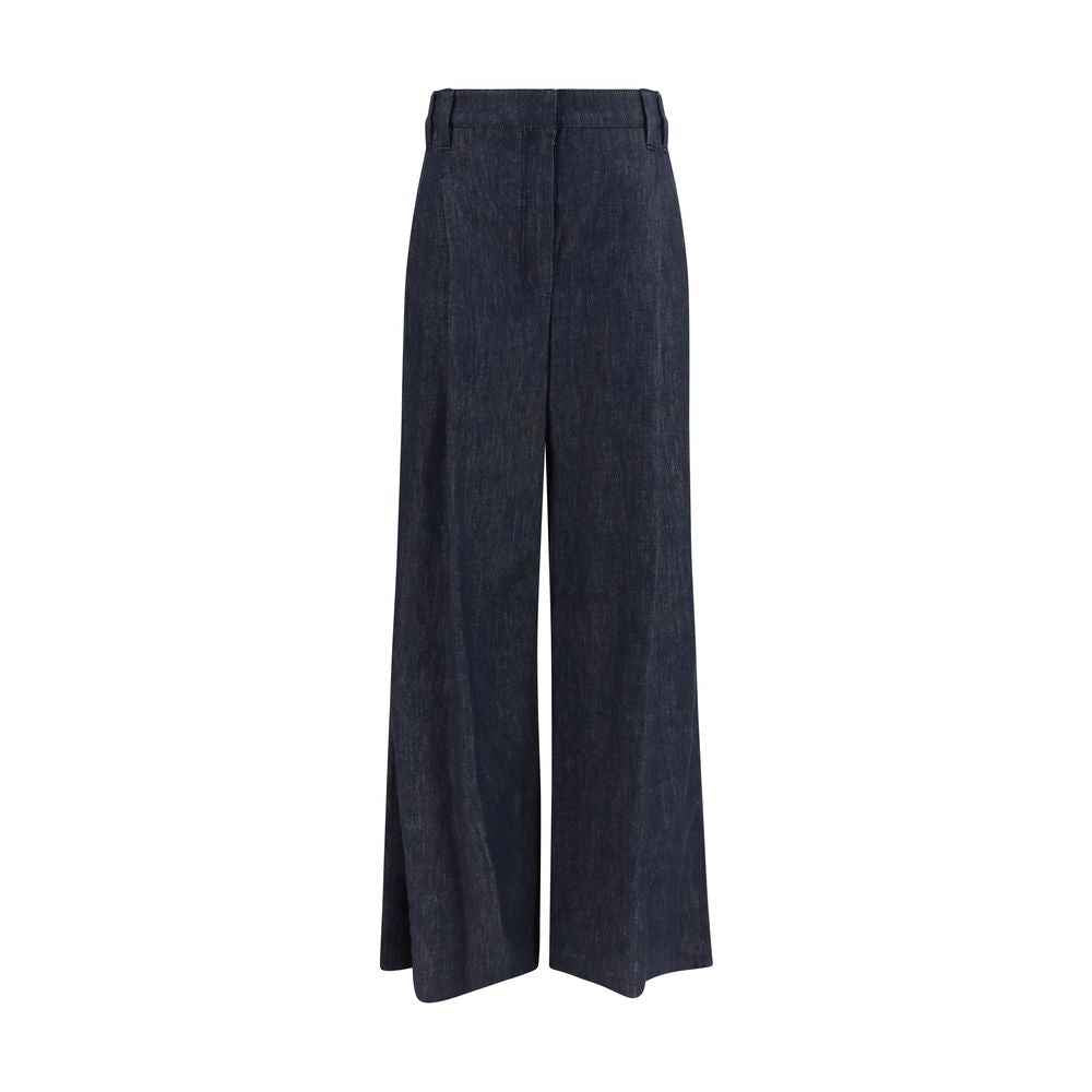 Brunello Cucinelli Blue Cotton Jeans Denim