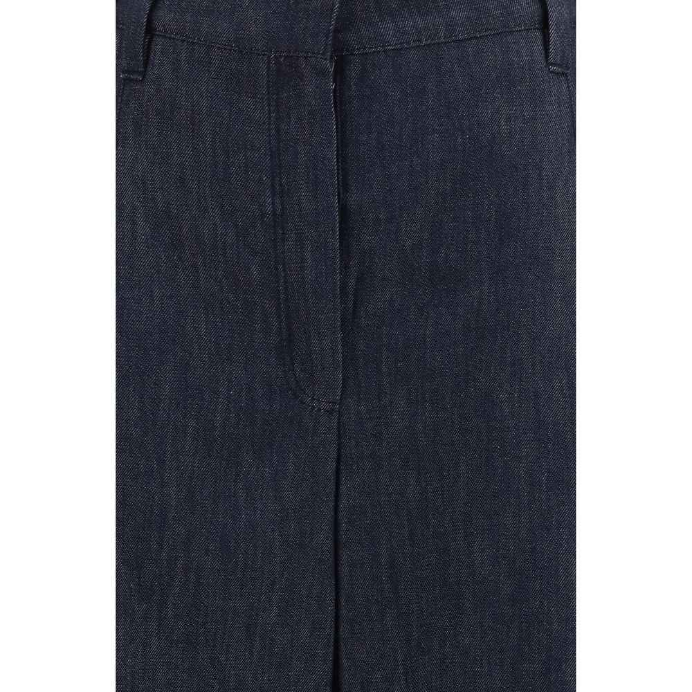 Brunello Cucinelli Blue Cotton Jeans Denim