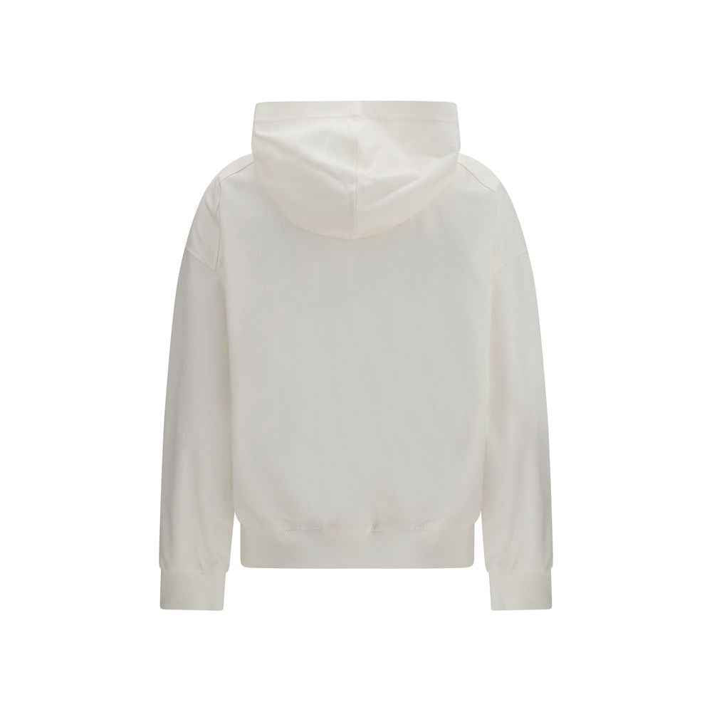 Brunello Cucinelli White Cotton Sweatshirt