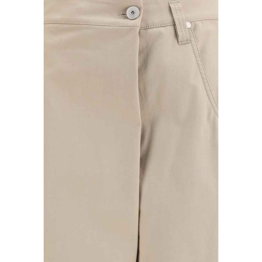 Brunello Cucinelli Beige Cotton Casual Pants