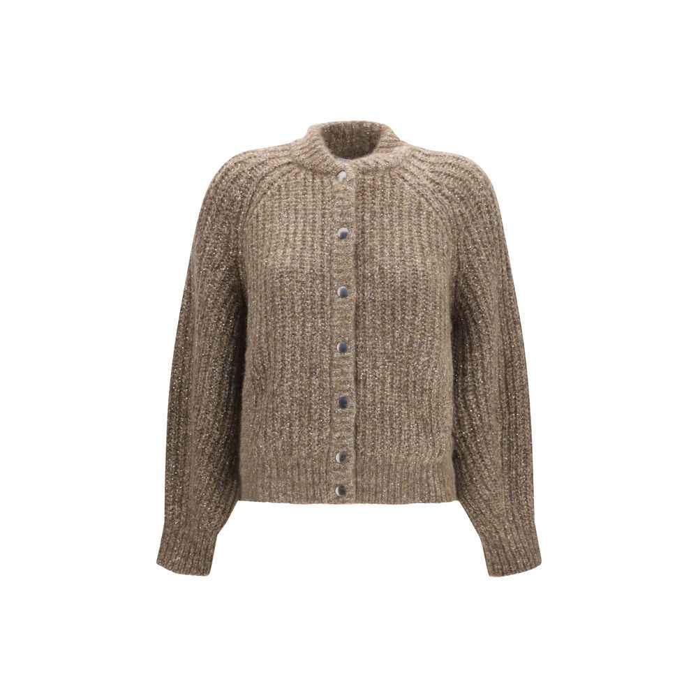 Brunello Cucinelli Brown Cashmere Cardigan