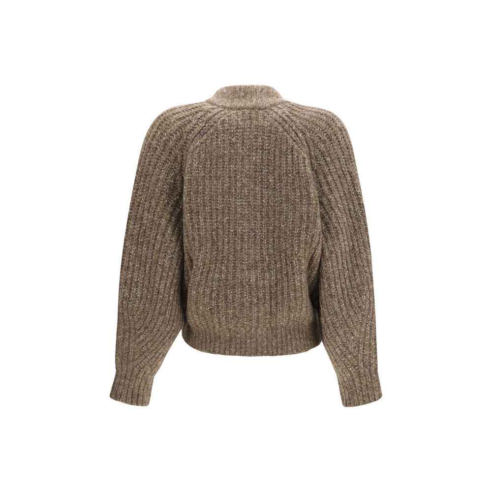 Brunello Cucinelli Brown Cashmere Cardigan