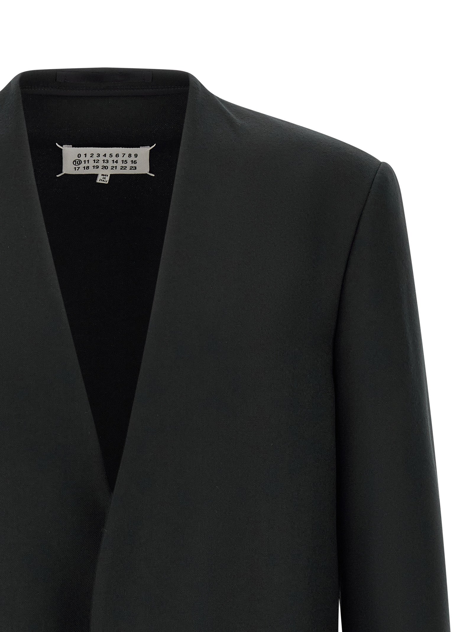 Maison Margiela Black Virgin Wool Blazer
