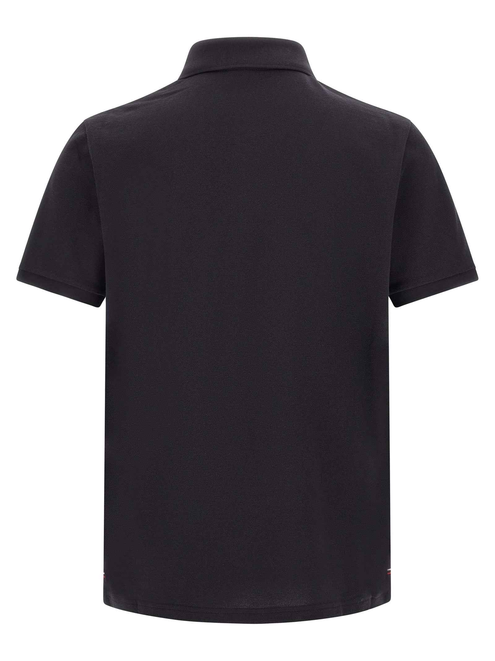 Moncler Blue Cotton Polo Shirt