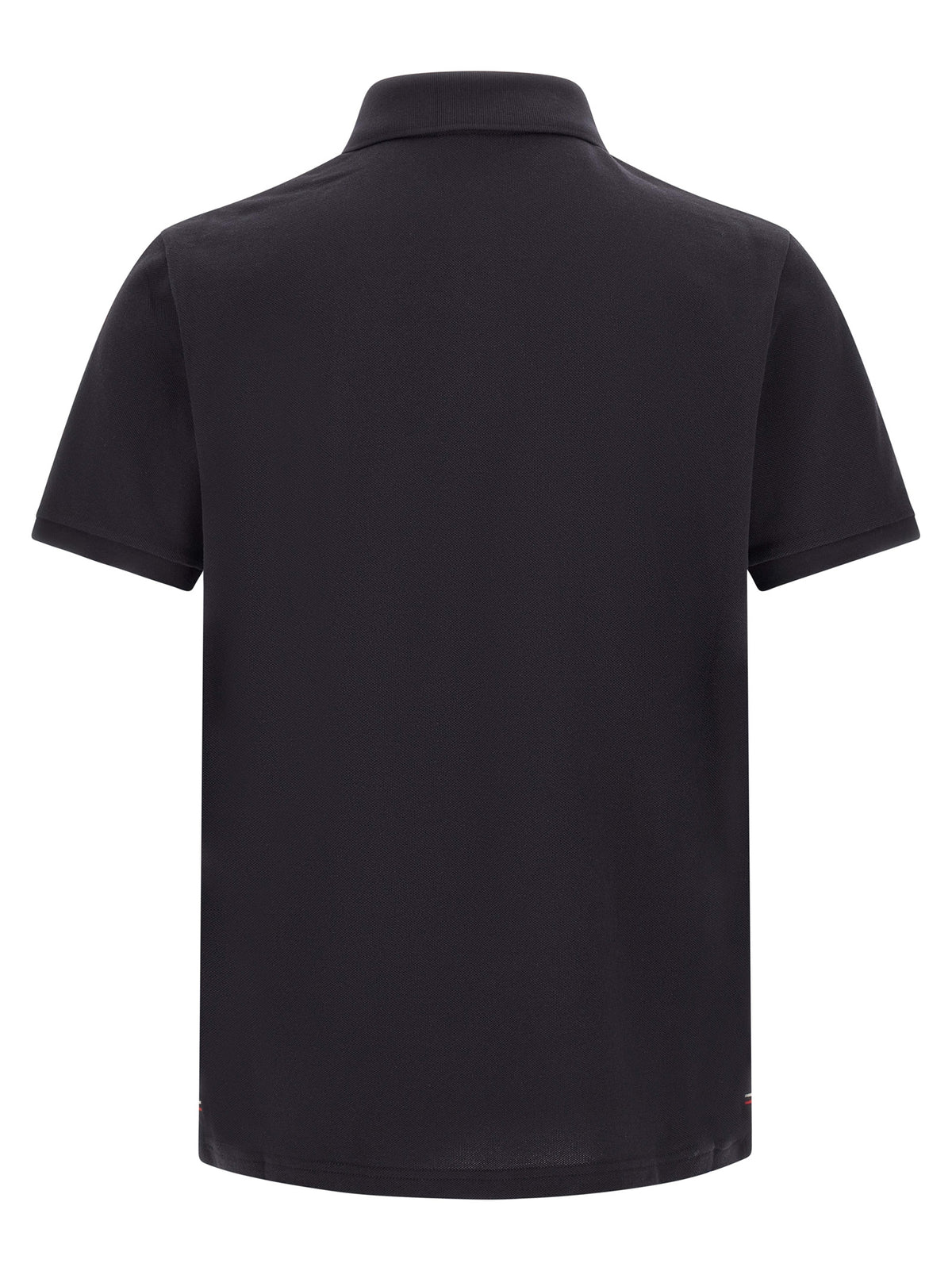 Moncler Blue Cotton Polo Shirt