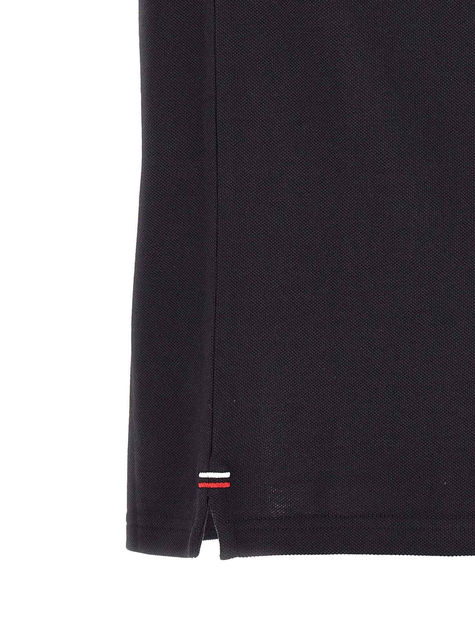 Moncler Blue Cotton Polo Shirt