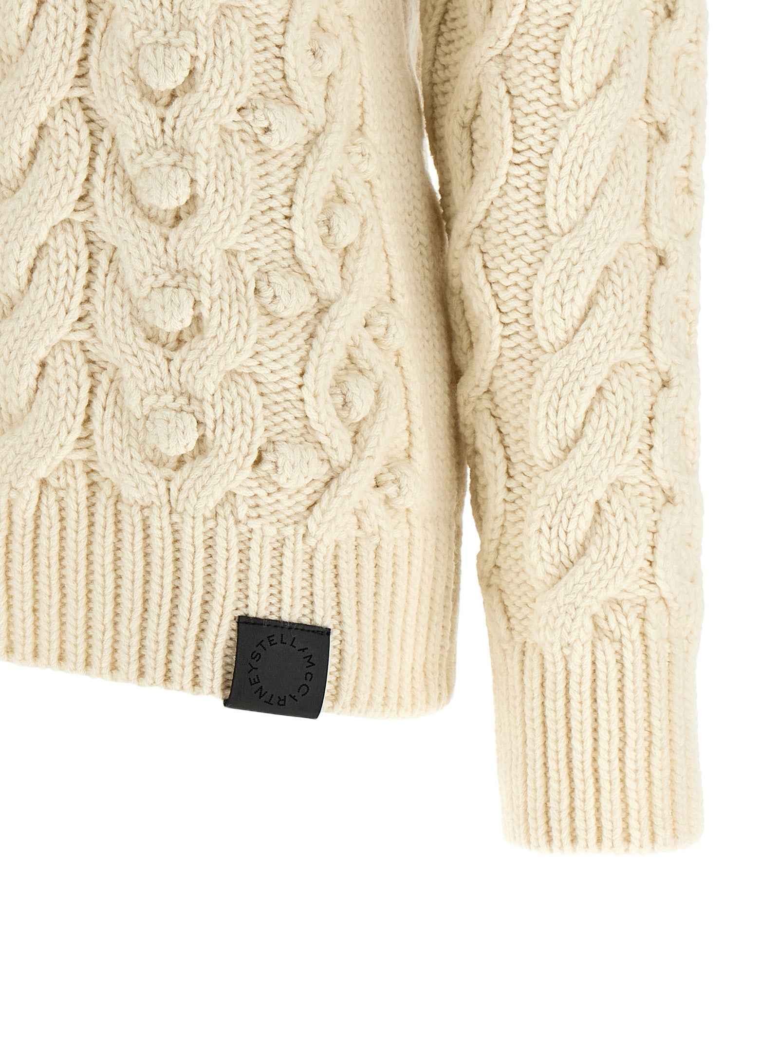Stella McCartney White Virgin Wool Cardigan