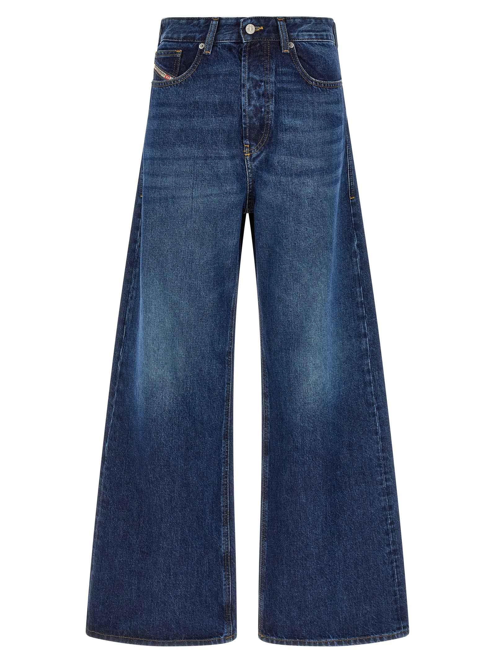 Diesel Blue Cotton Jeans Denim