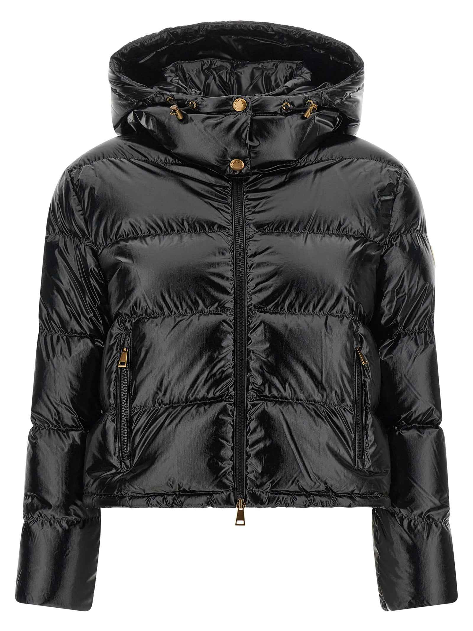 Moncler Black Polyamide Full-Length Jacket