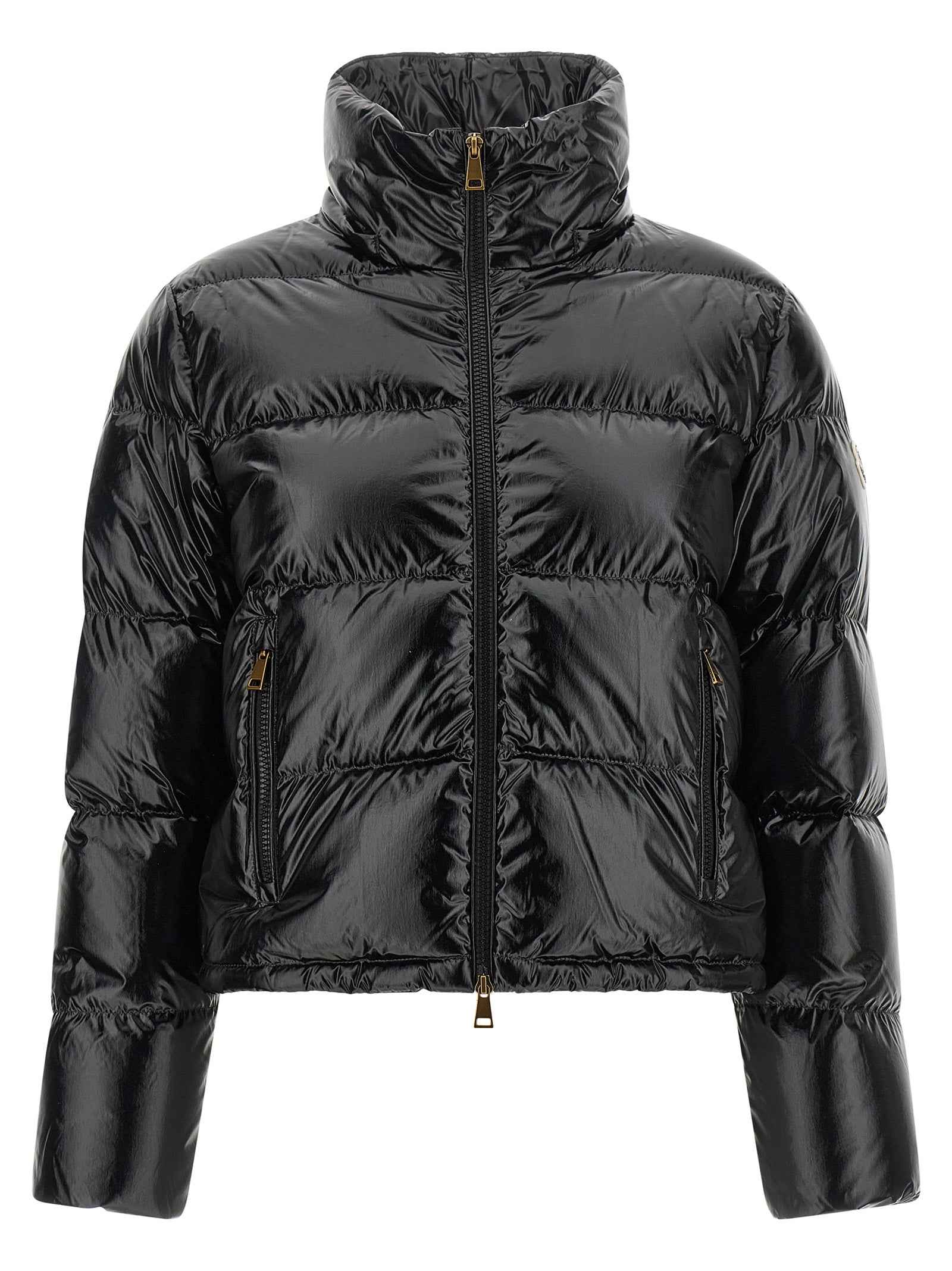 Moncler Black Polyamide Full-Length Jacket