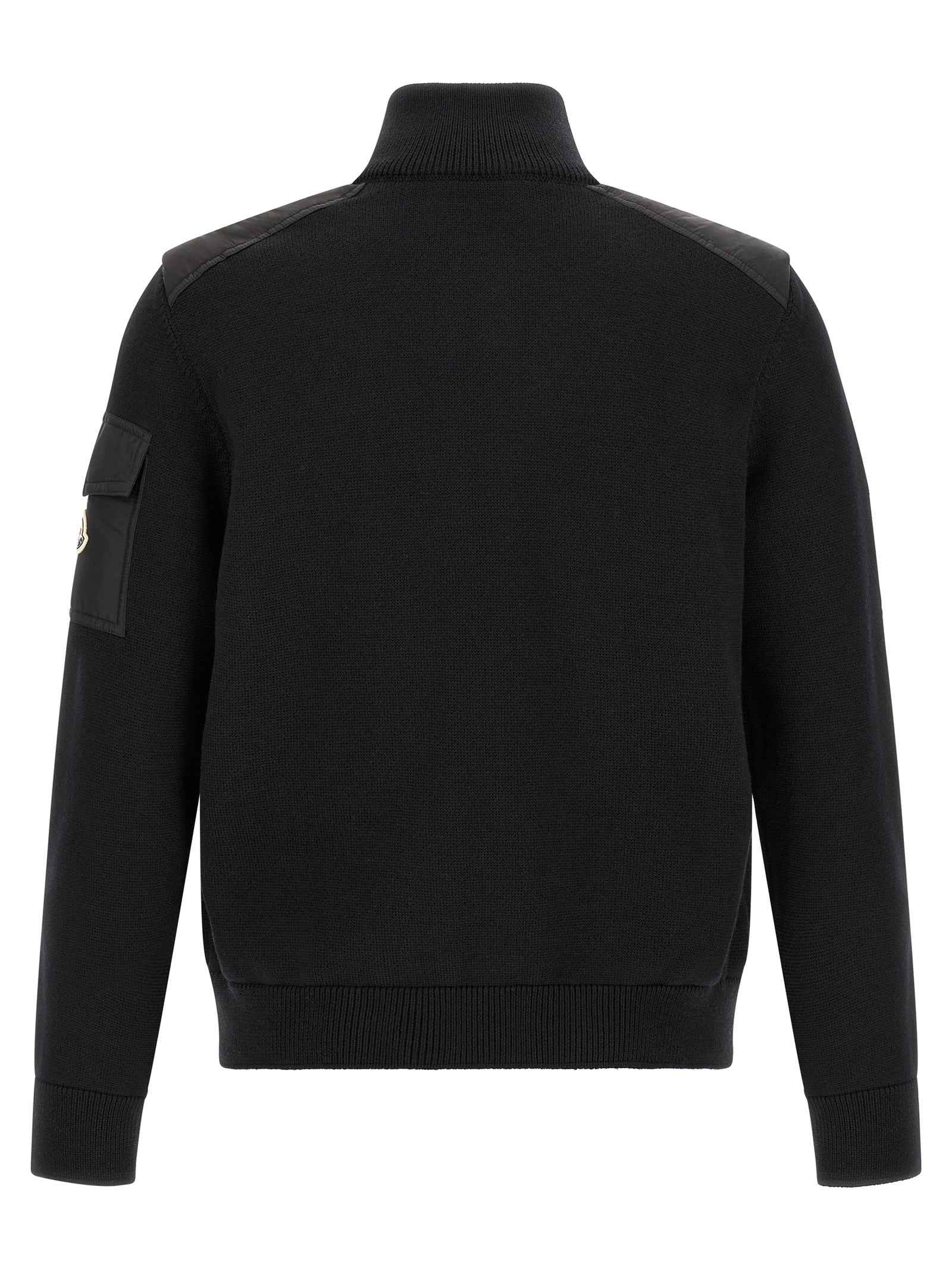Moncler Black Polyamide Cardigan