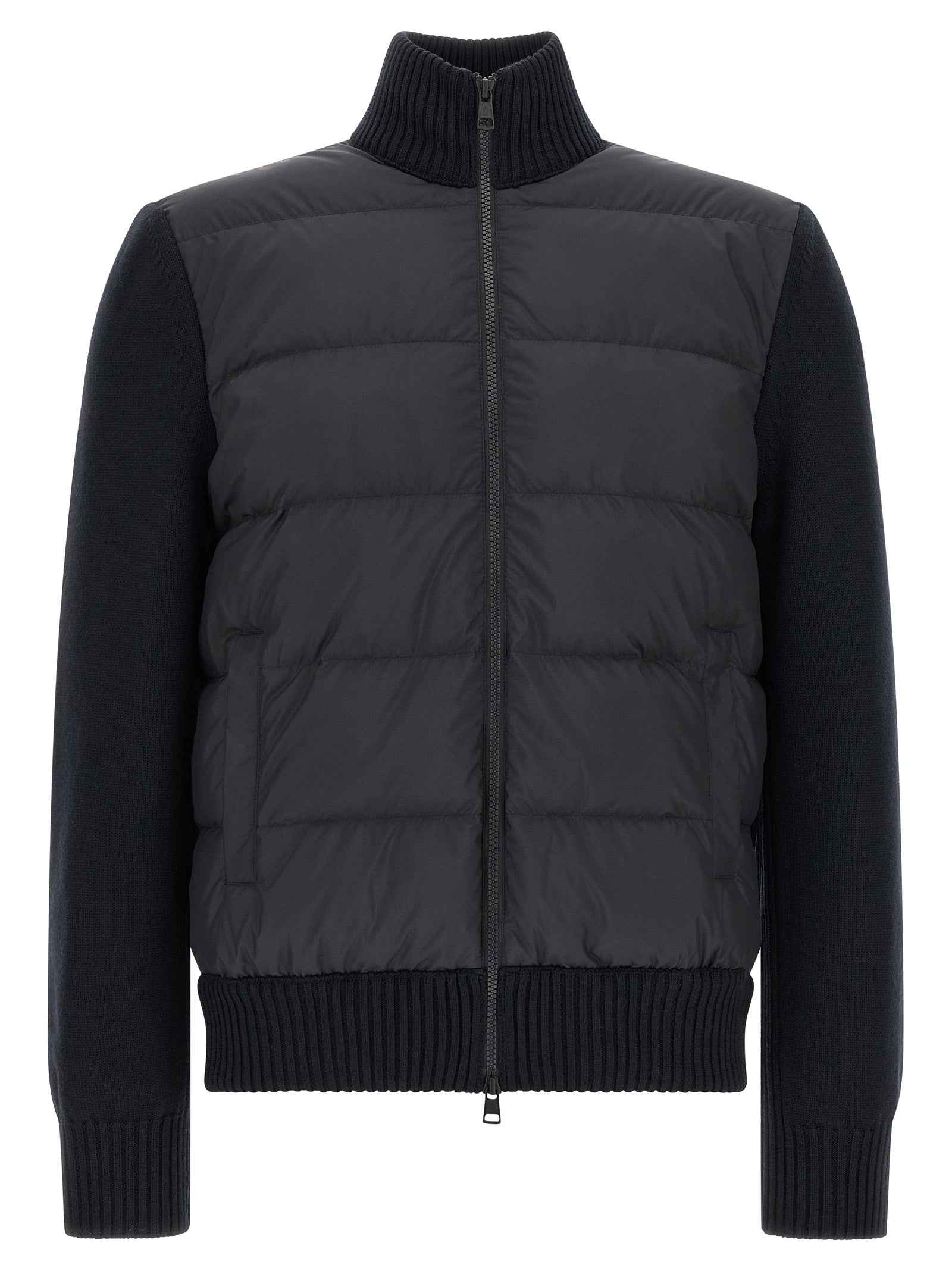 Moncler Blue Polyester Cardigan
