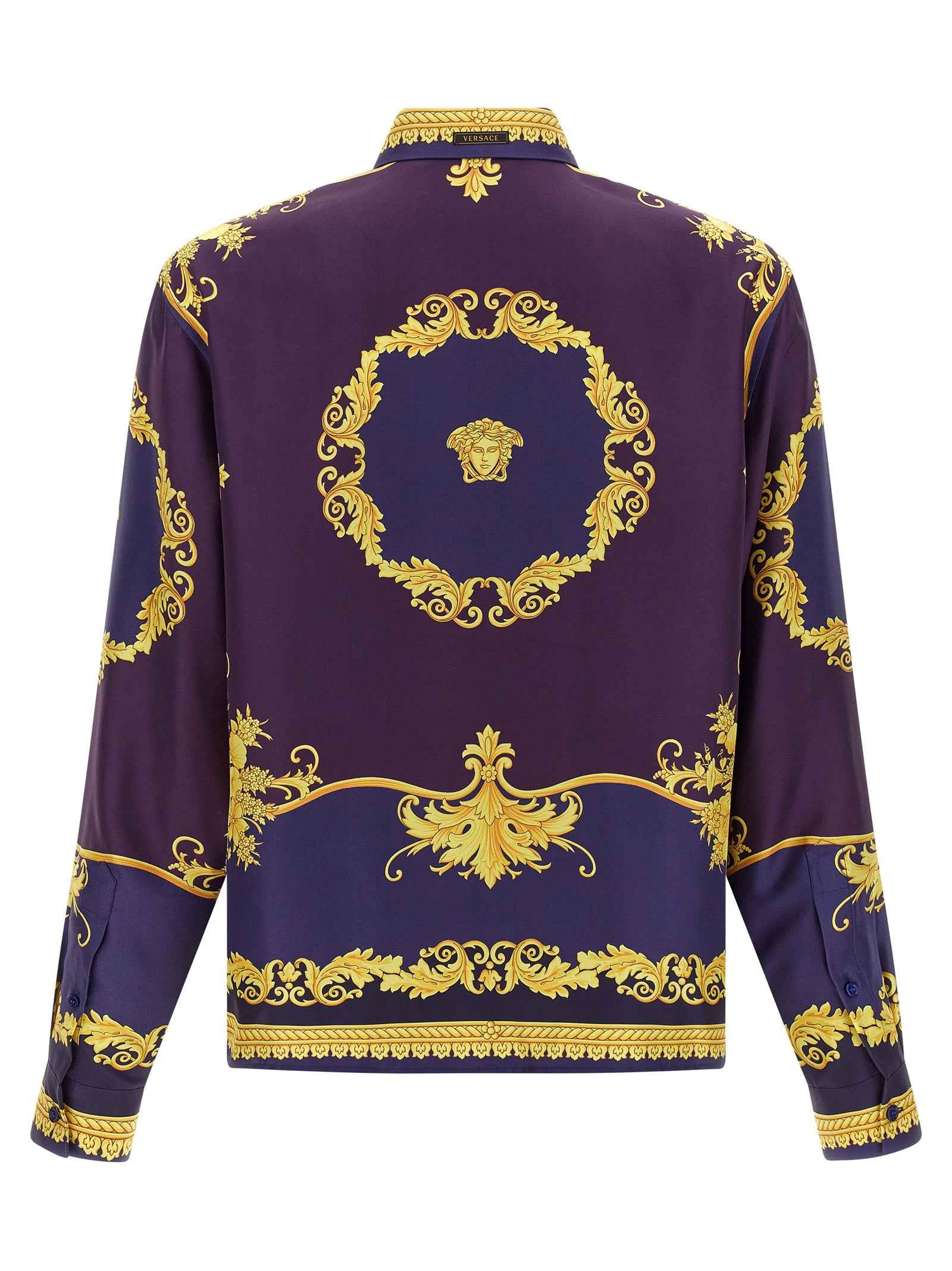 Versace Multicolor Silk Blouse