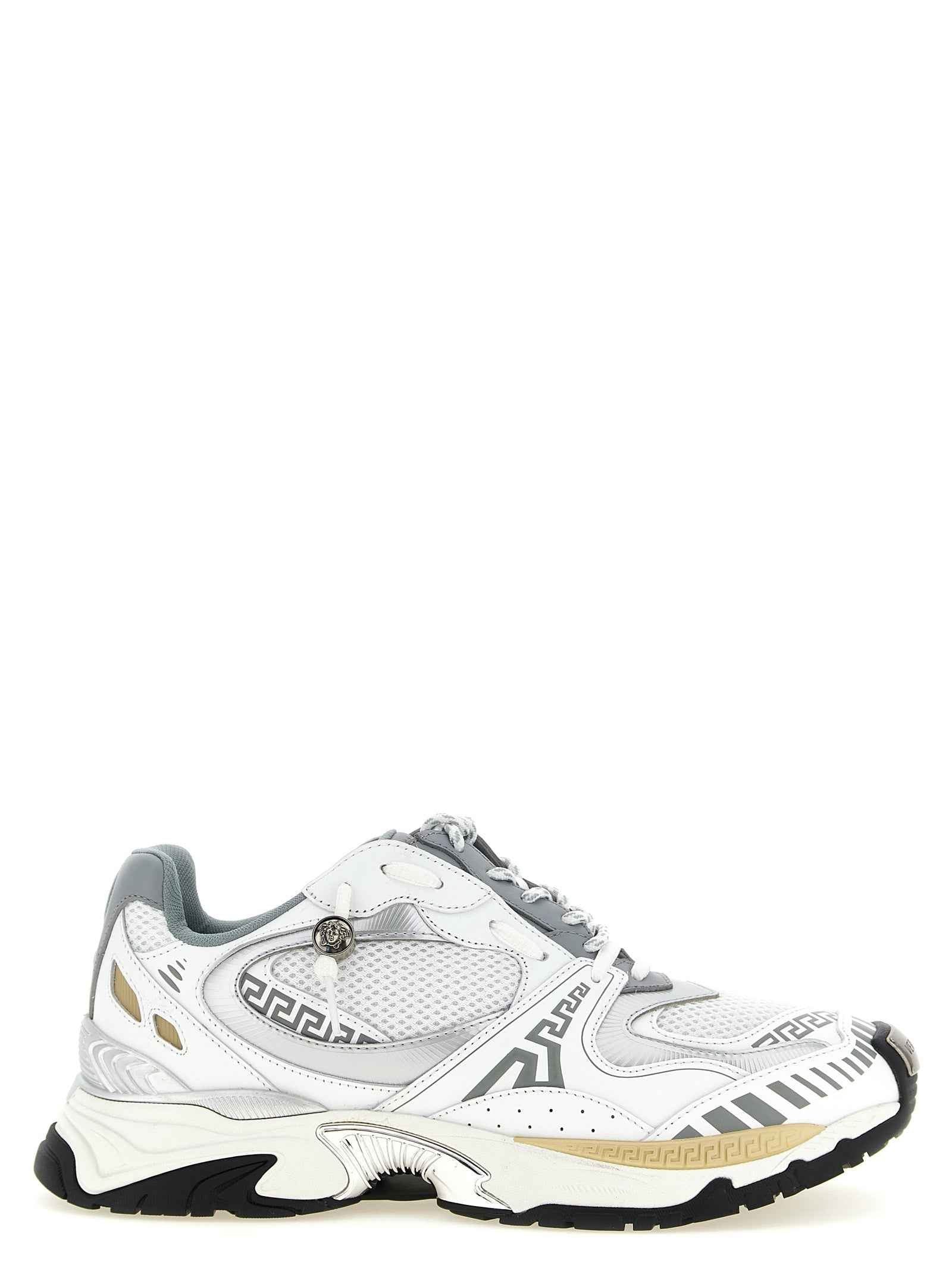 Versace Multicolor Calfskin Chunky Sneakers
