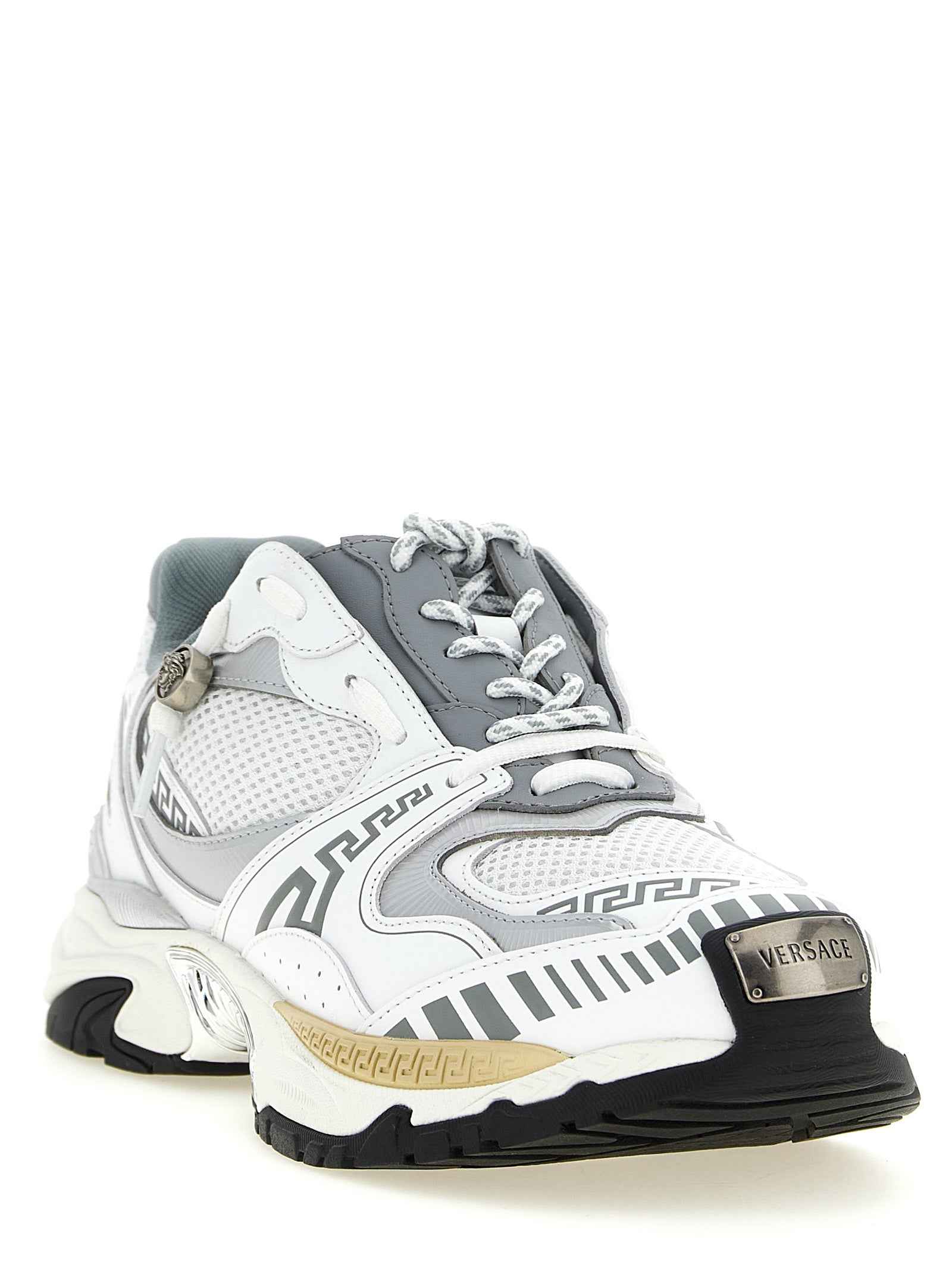 Versace Multicolor Calfskin Chunky Sneakers