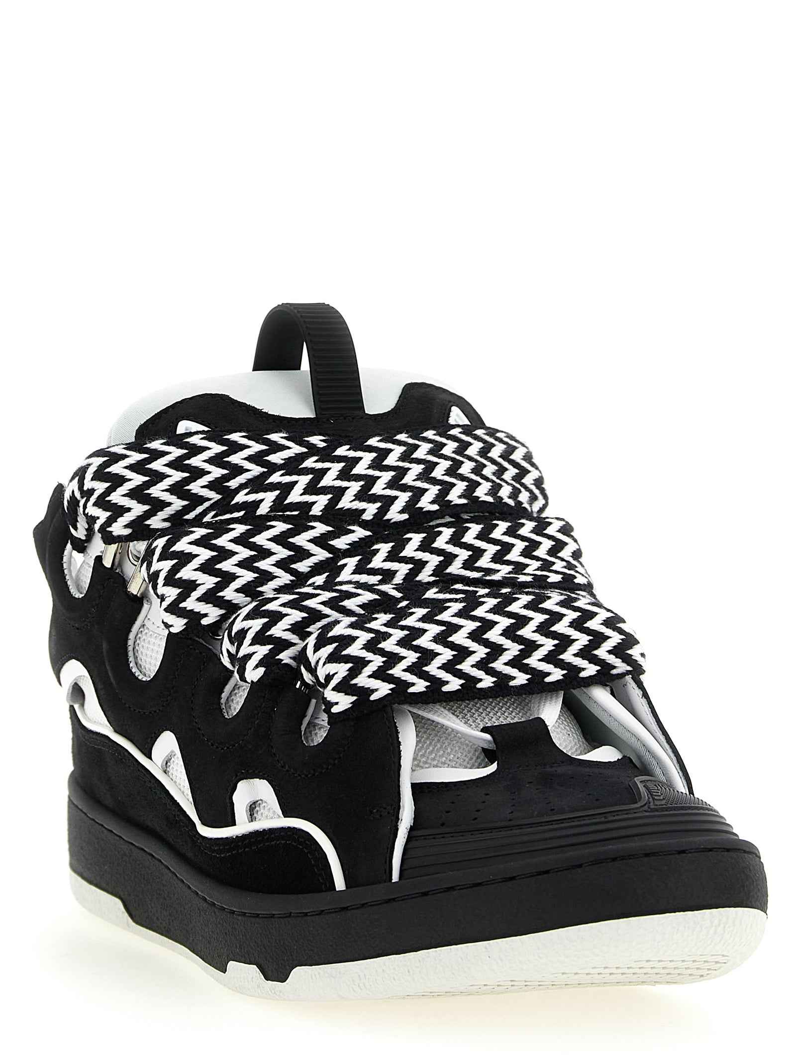 Lanvin Bicolor Calfskin Chunky Sneakers