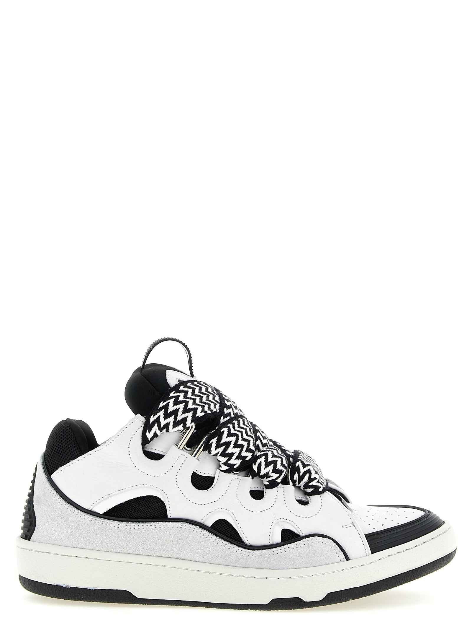 Lanvin Bicolor Calfskin Chunky Sneakers