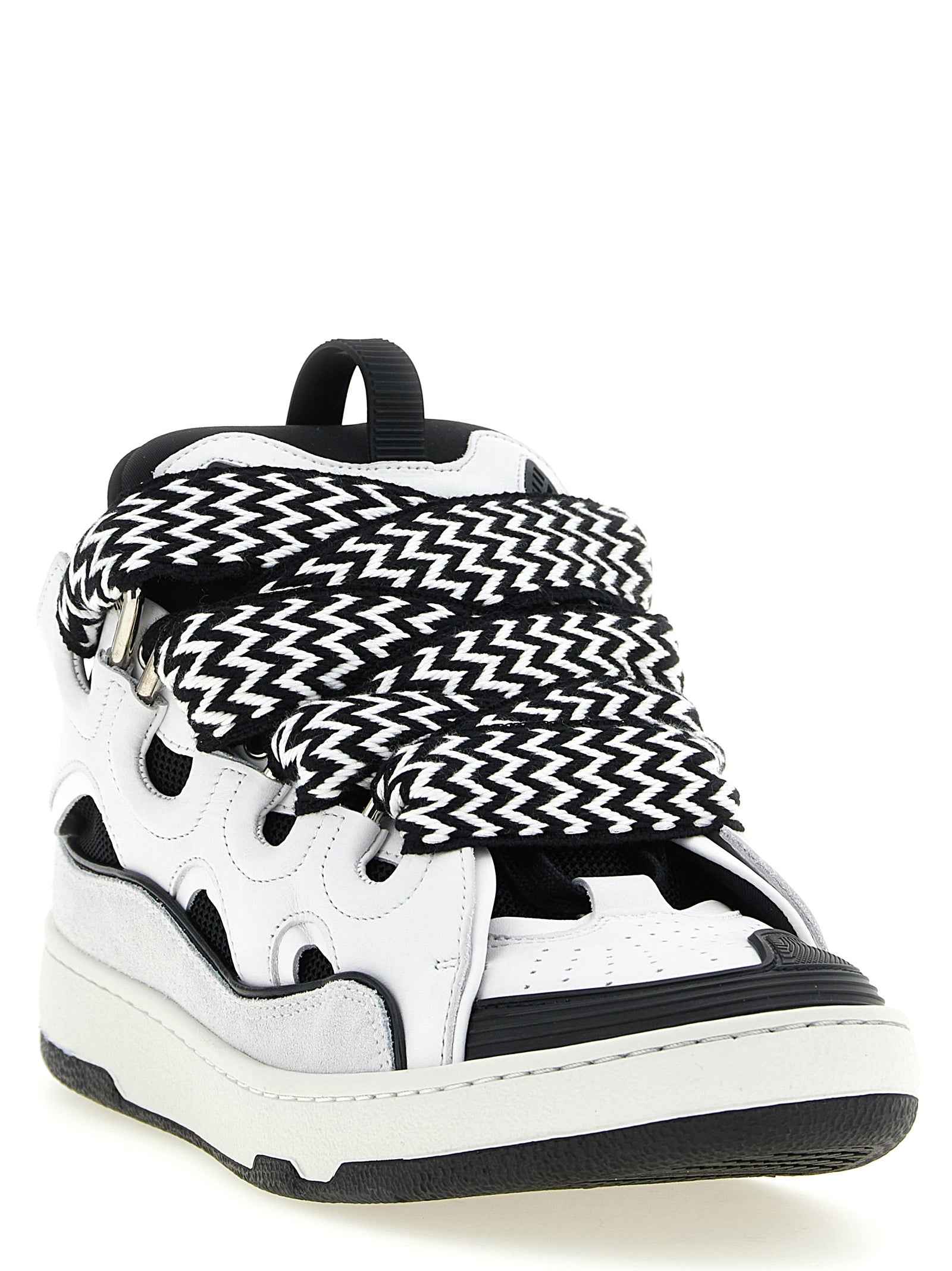 Lanvin Bicolor Calfskin Chunky Sneakers