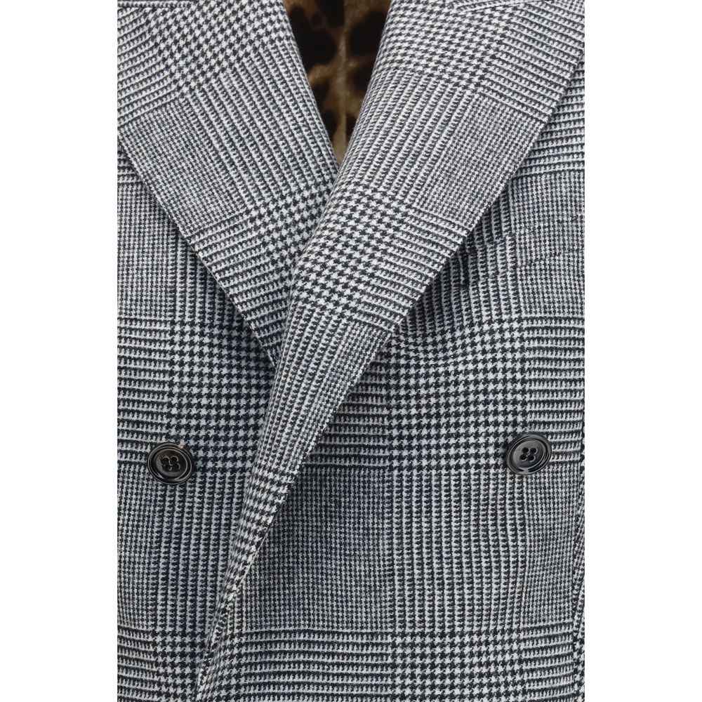 Dolce & Gabbana Gray Wool Oves Aries Waistcoat