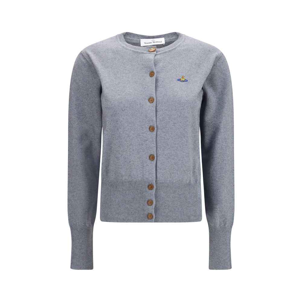 Vivienne Westwood Gray Cotton Cardigan
