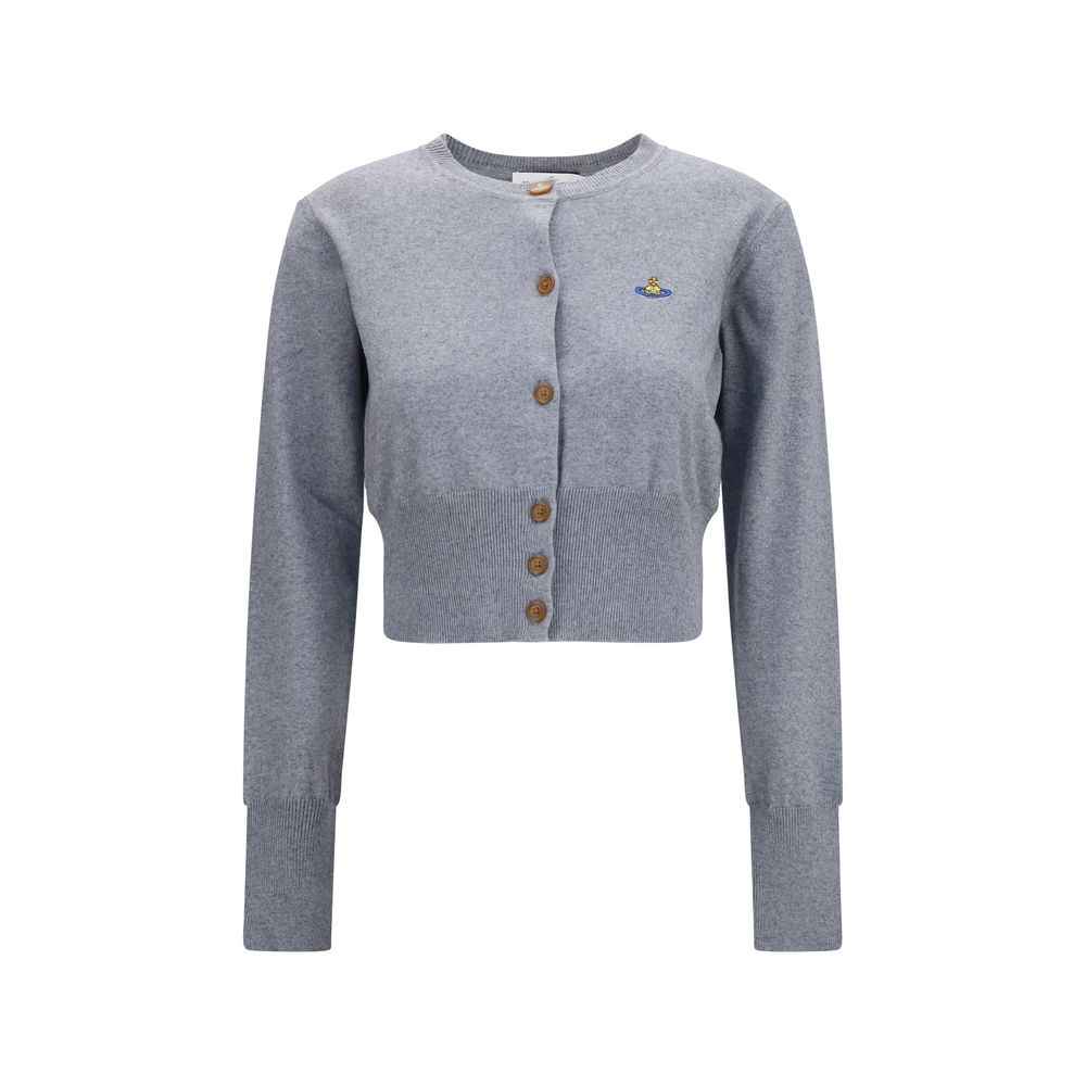 Vivienne Westwood Gray Cotton Cardigan