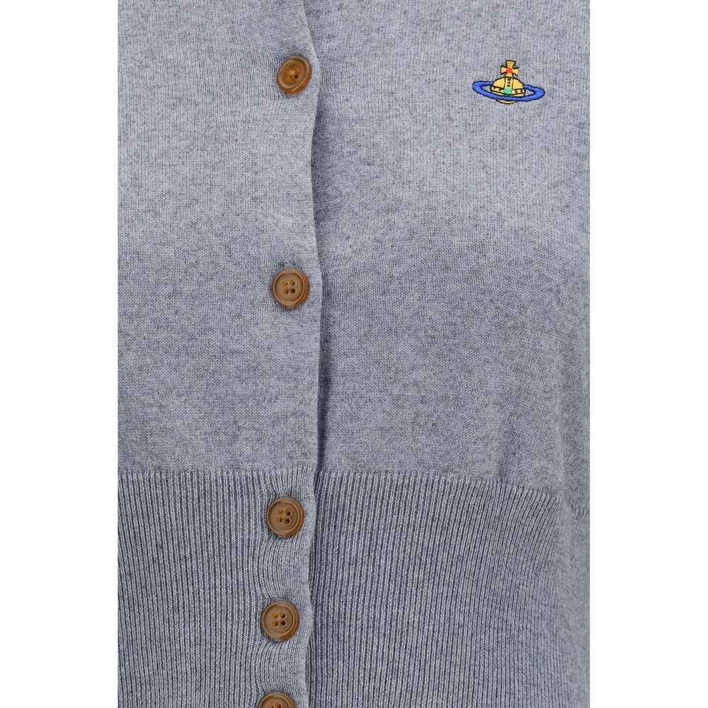 Vivienne Westwood Gray Cotton Cardigan