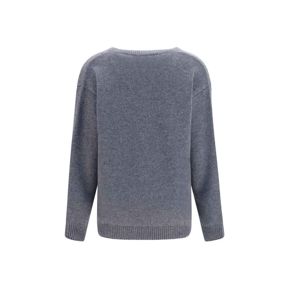 Valentino Garavani Gray Cashmere Sweater
