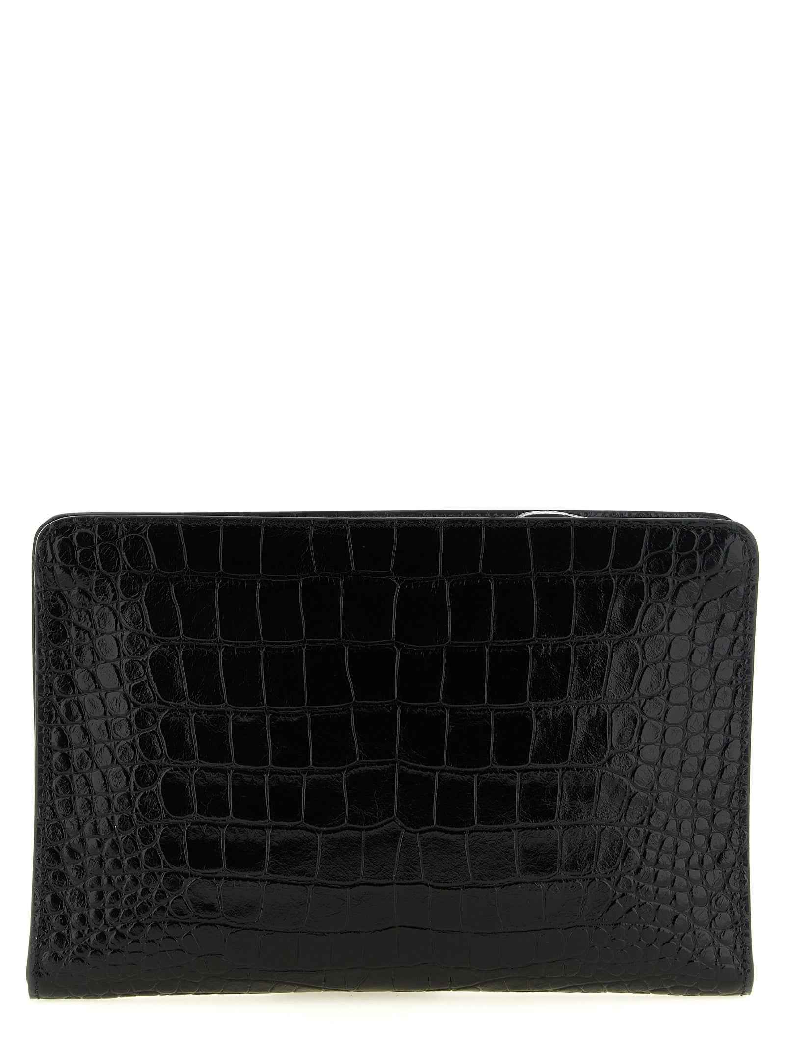 Tom Ford Black Calfskin Clutch Bag