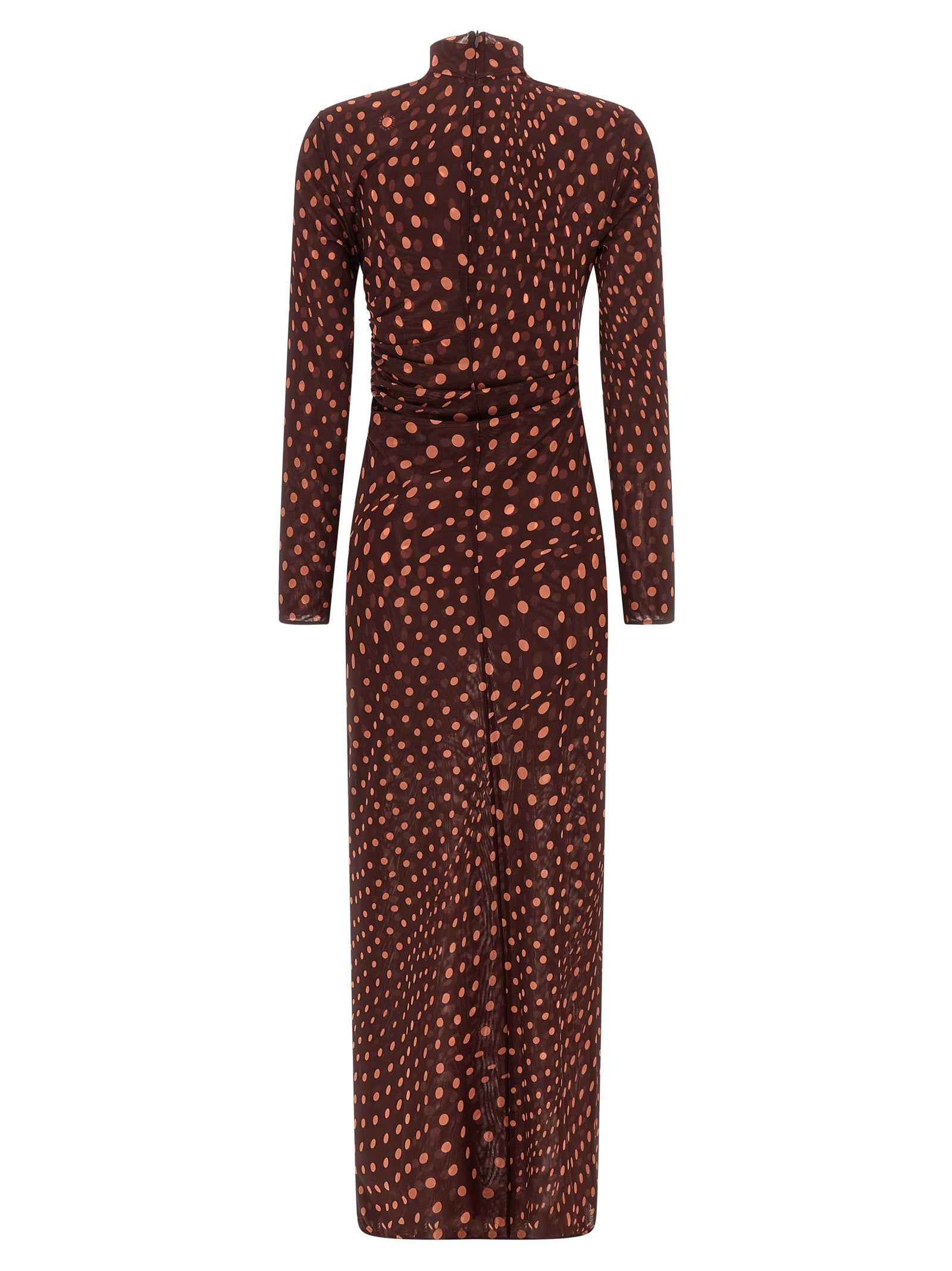 Stella McCartney Bordeaux Polyamide Long Dress