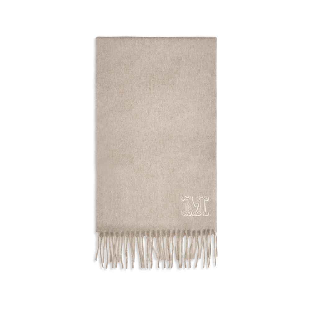 Max Mara Beige Cashmere Scarf