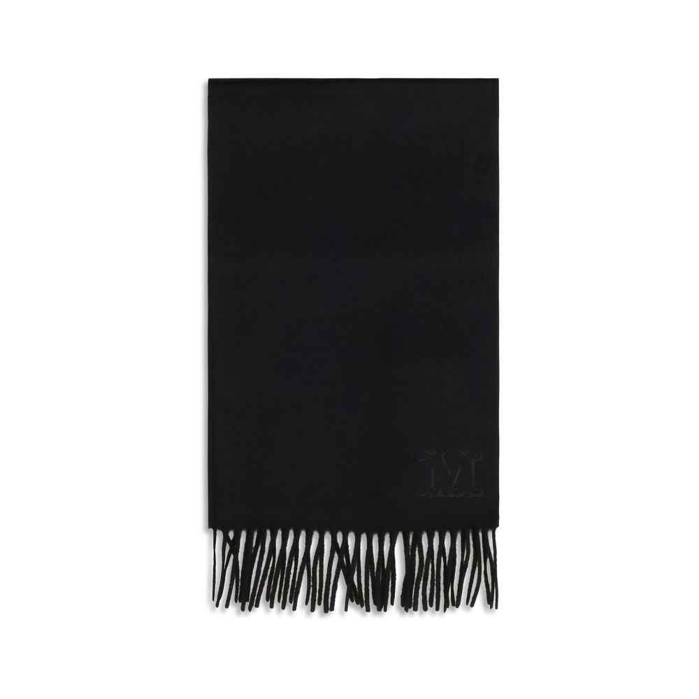Max Mara Black Cashmere Scarf
