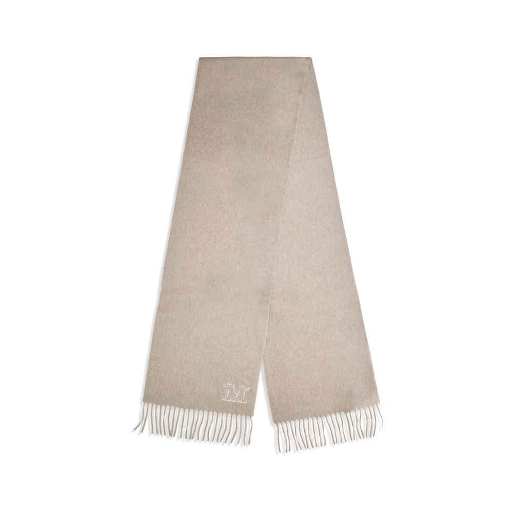 Max Mara Beige Cashmere Scarf