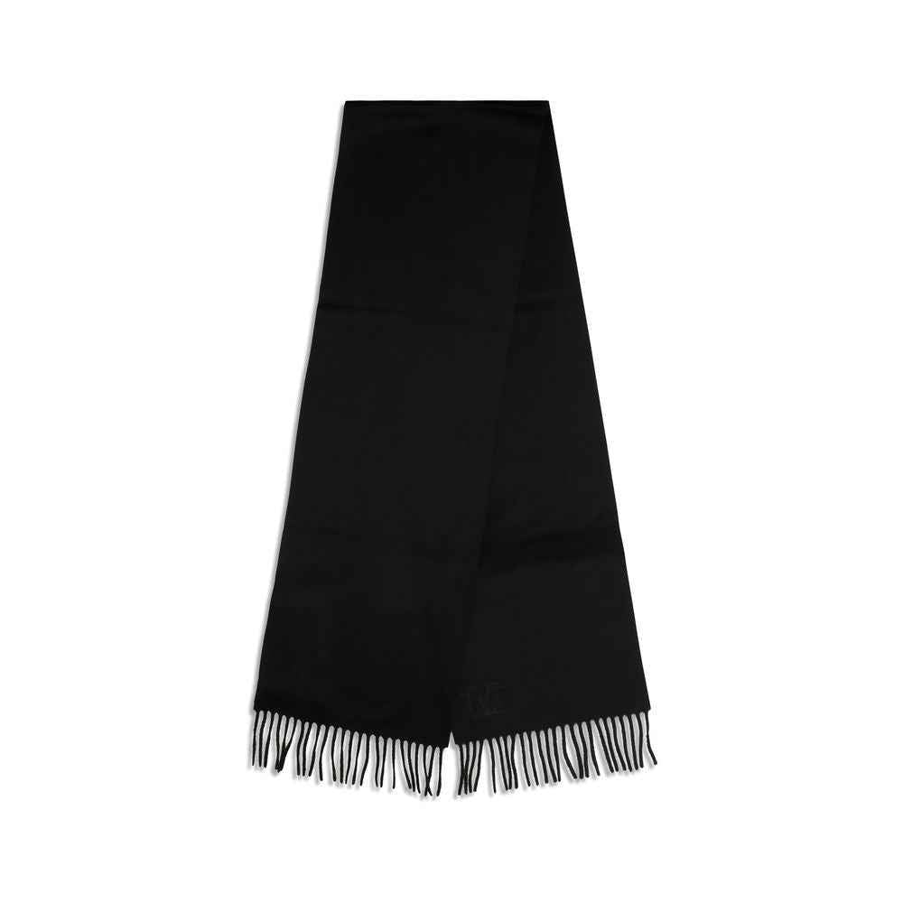 Max Mara Black Cashmere Scarf