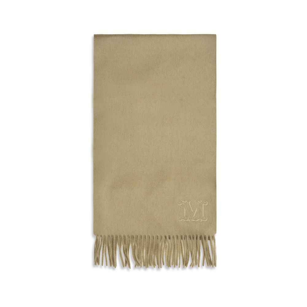 Max Mara Beige Cashmere Scarf