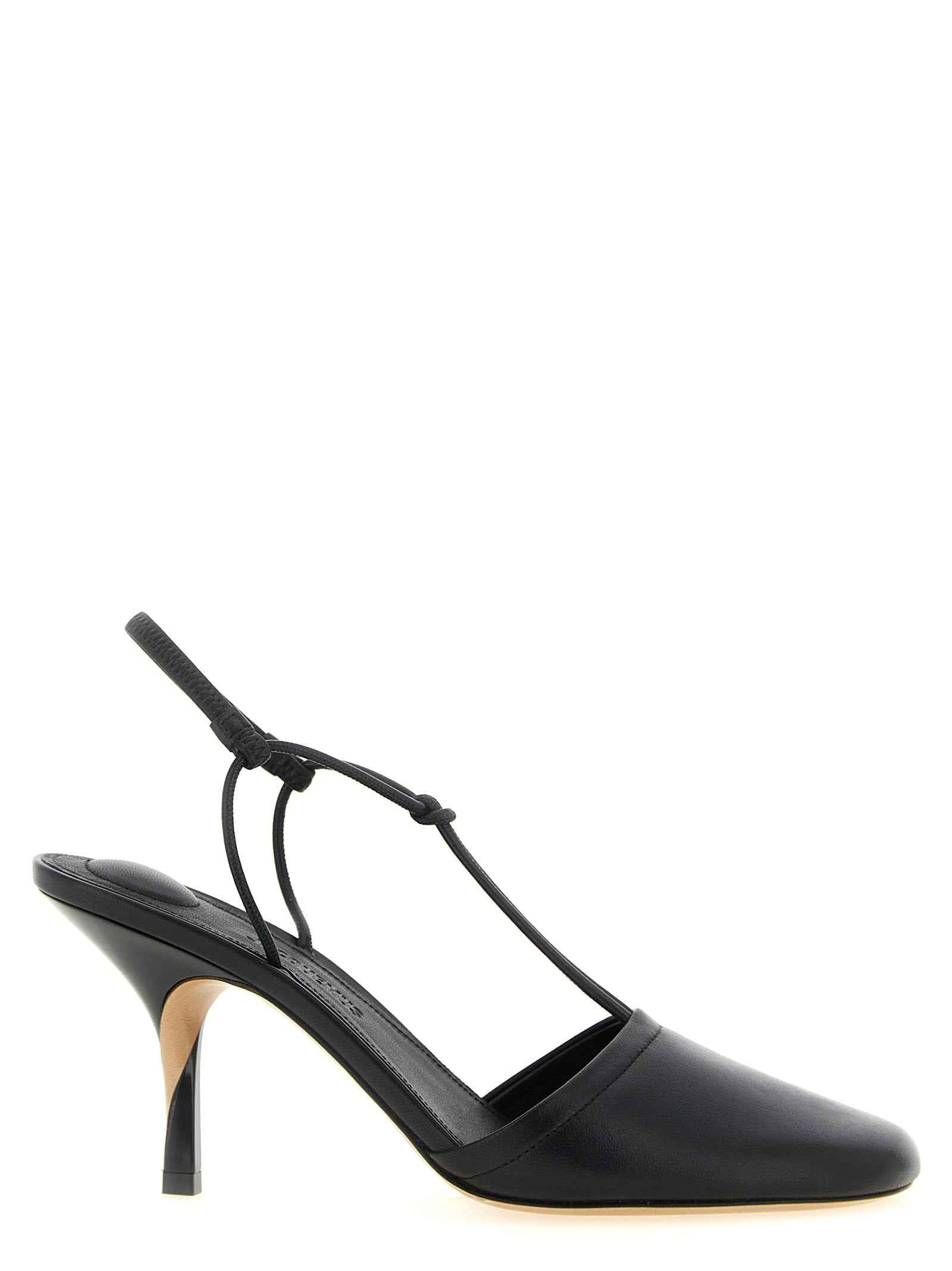 Jacquemus Black Lamb Leather High Heel Pumps