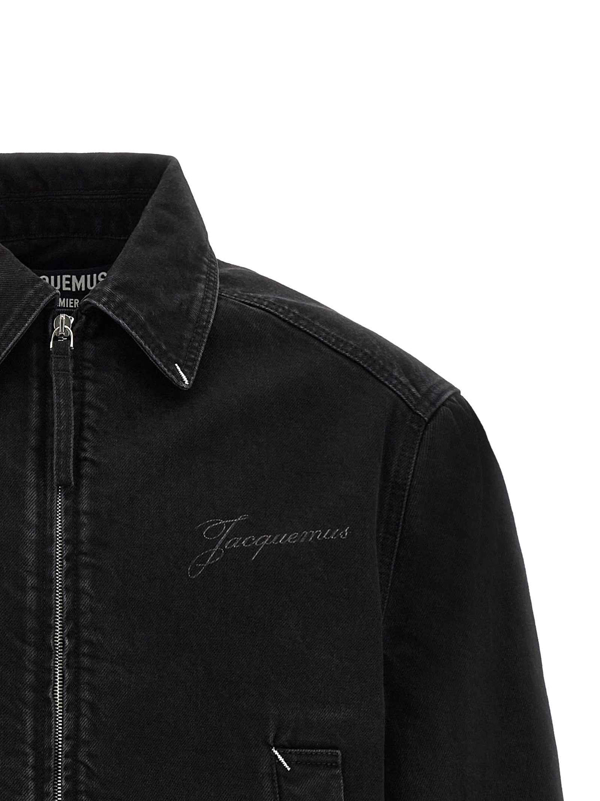 Jacquemus Black Cotton Denim Jacket