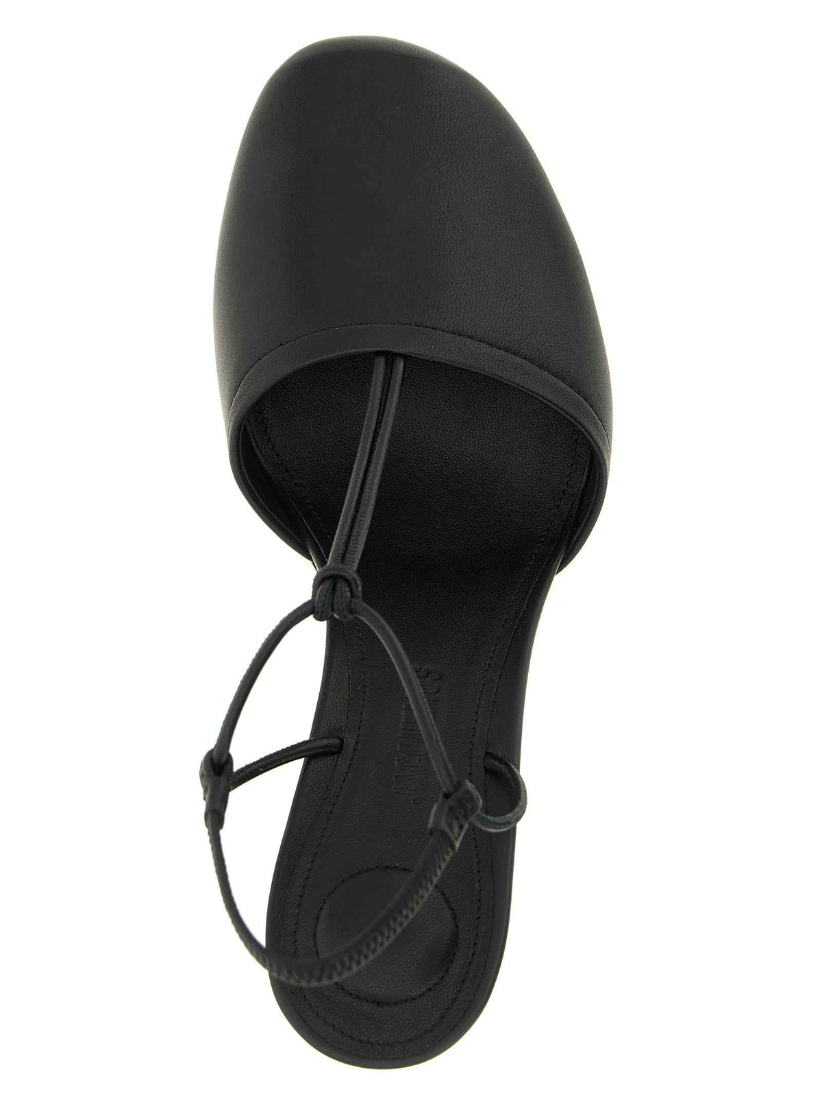 Jacquemus Black Lamb Leather High Heel Pumps
