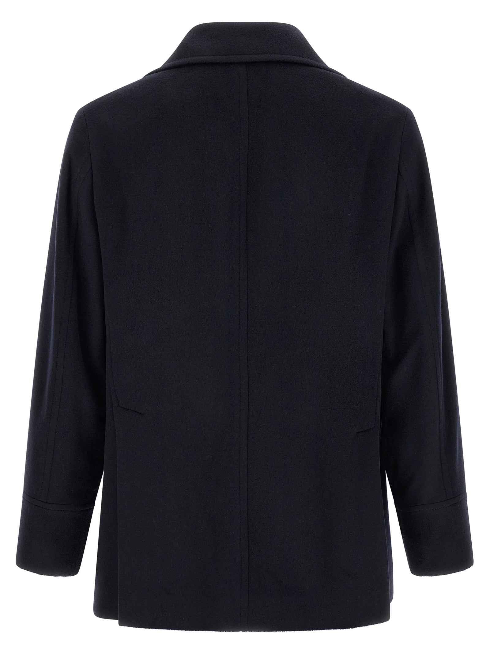 Brunello Cucinelli Blue Virgin Wool Coat
